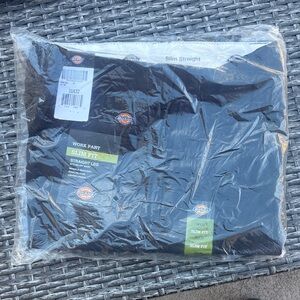 NWT Dickies Black Slim Straight Work Pants 38/32